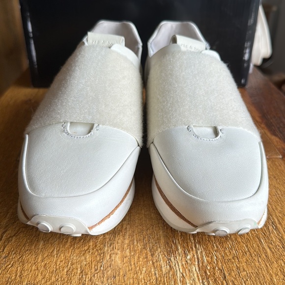 Rag & Bone Dylan Elastic Runner in Cream size 6.5 - Picture 2 of 6